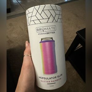 Brumate Hopsulator Slim Glitter Rainbow